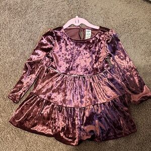 OshKosh B'gosh Velvet burgundy dress